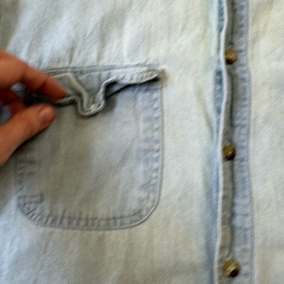 Vintage USA Denim Biker Vest Large - Picture 6 of 7